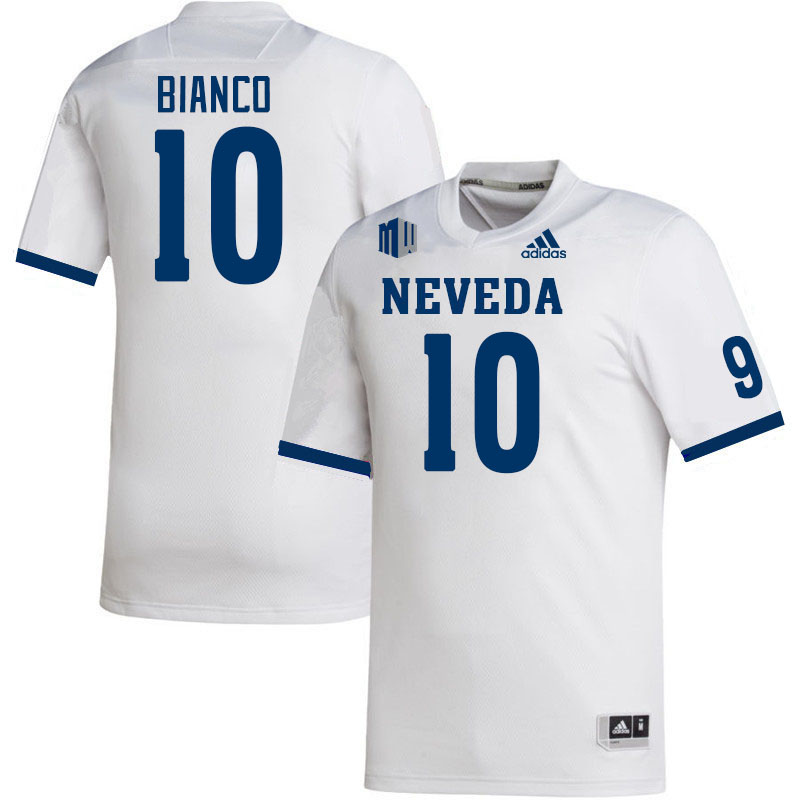 Men-Youth #10 AJ Bianco Neveda Wolfpack 2023 College Football Jerseys Stitched-White